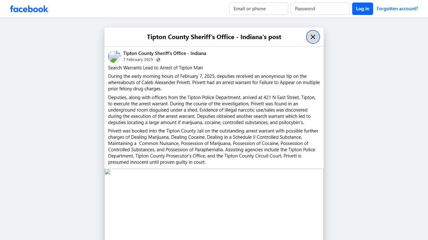 Search Warrants... - Tipton County Sheriff’s Office - Indiana | Facebook